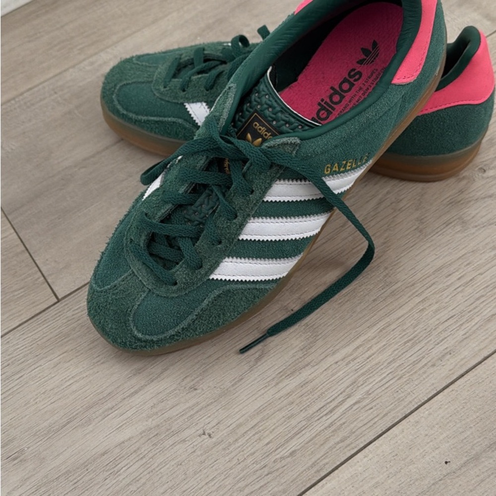 Adidas Gazelle Women’s Green Suede Sneakers